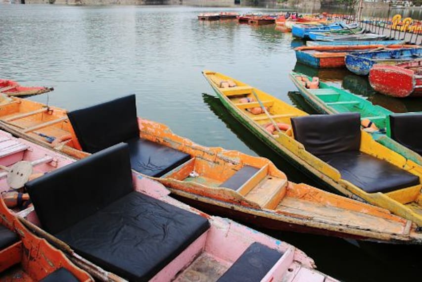 Mount Abu Boating On Nakki Lake Landscape Image